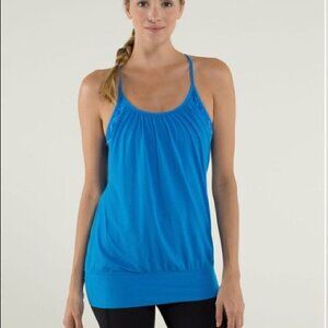 LULULEMON No Limits Tank in Cornflower Paisley Size 4